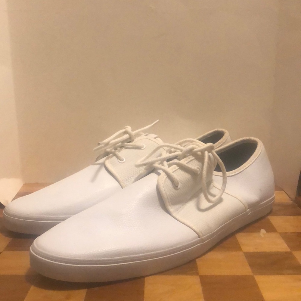 ALDO white loafers size 12